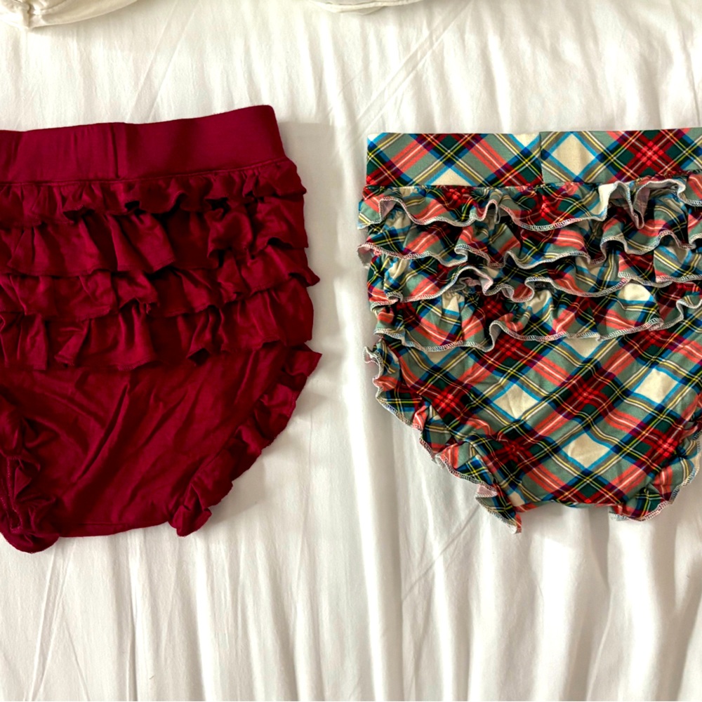 Posh Peanut Burgundy Baby Outfit